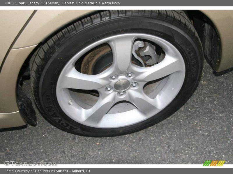 Harvest Gold Metallic / Warm Ivory 2008 Subaru Legacy 2.5i Sedan