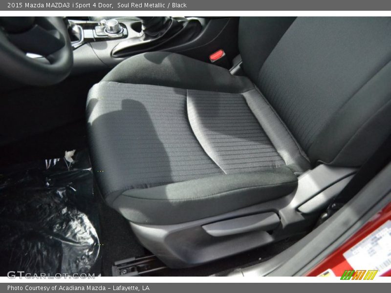 Soul Red Metallic / Black 2015 Mazda MAZDA3 i Sport 4 Door