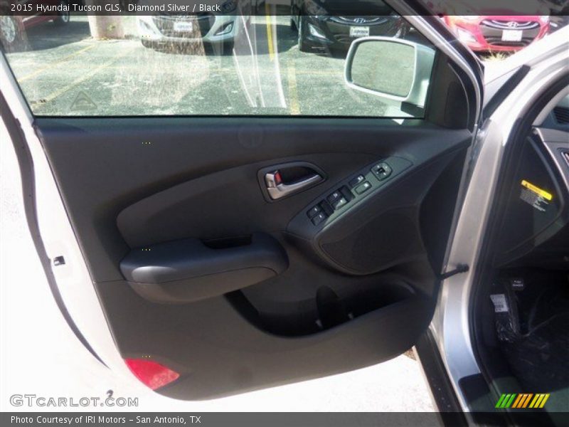 Diamond Silver / Black 2015 Hyundai Tucson GLS