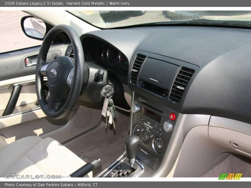 Harvest Gold Metallic / Warm Ivory 2008 Subaru Legacy 2.5i Sedan