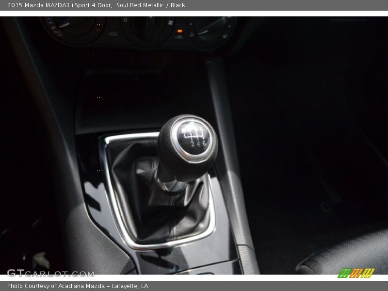 Soul Red Metallic / Black 2015 Mazda MAZDA3 i Sport 4 Door
