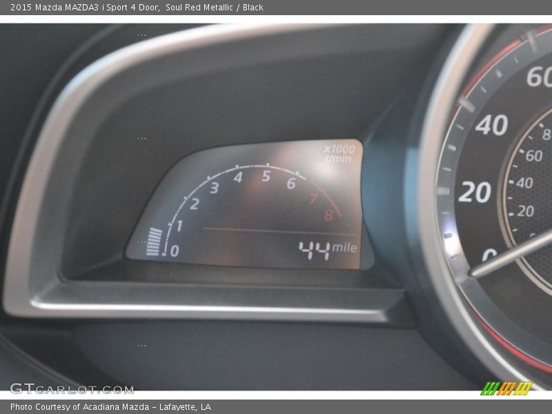 Soul Red Metallic / Black 2015 Mazda MAZDA3 i Sport 4 Door