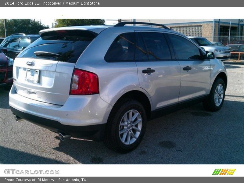 Ingot Silver / Medium Light Stone 2014 Ford Edge SE