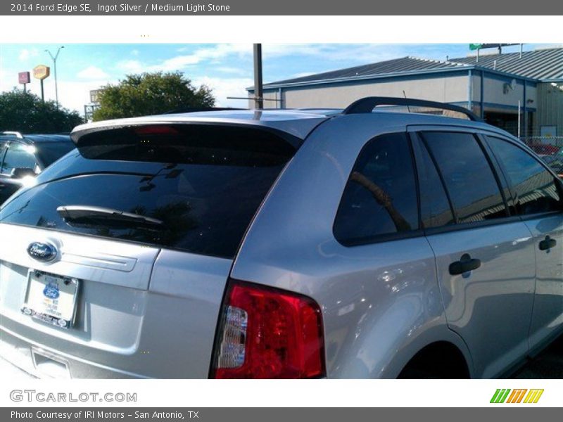 Ingot Silver / Medium Light Stone 2014 Ford Edge SE