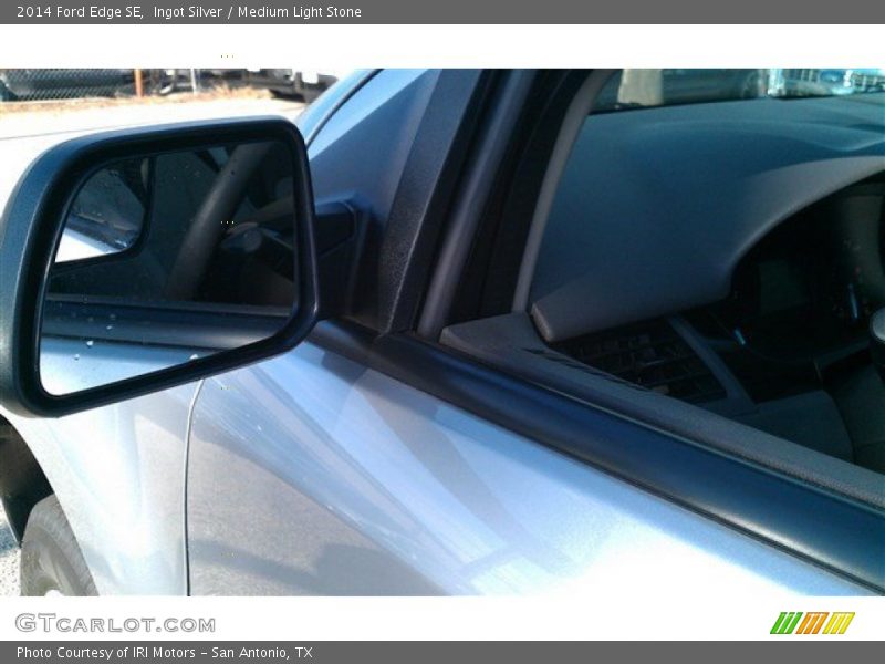 Ingot Silver / Medium Light Stone 2014 Ford Edge SE