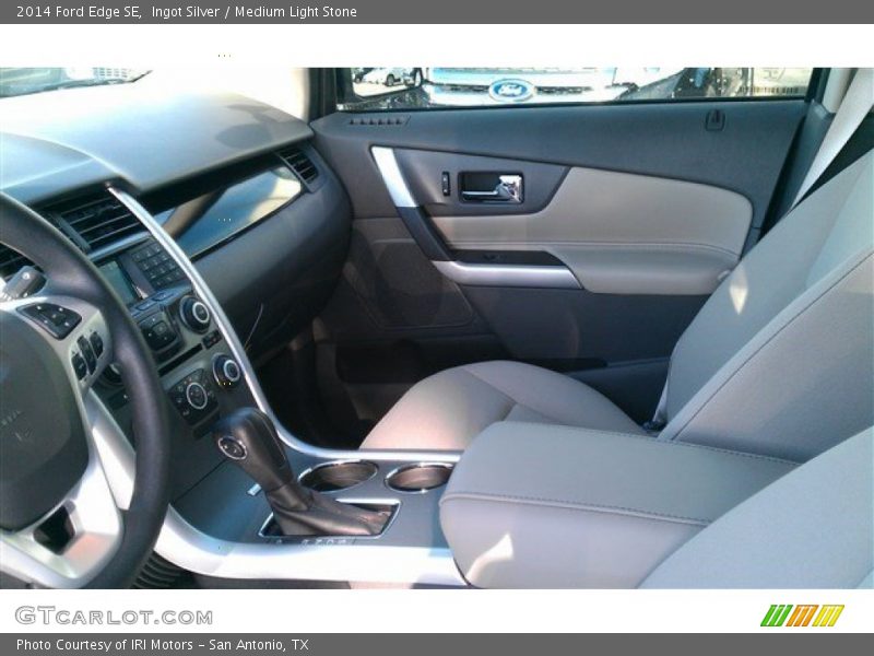 Ingot Silver / Medium Light Stone 2014 Ford Edge SE