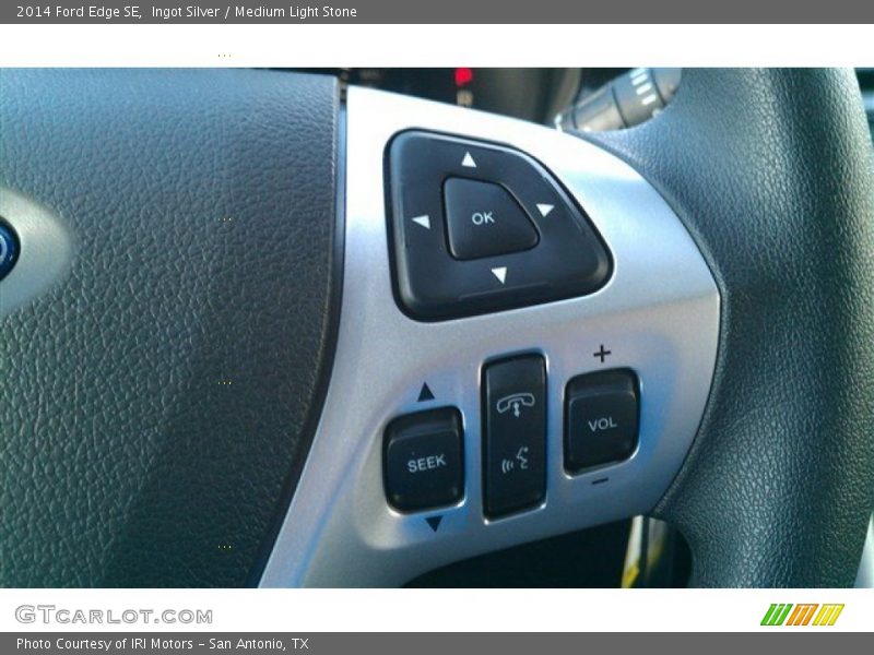 Ingot Silver / Medium Light Stone 2014 Ford Edge SE