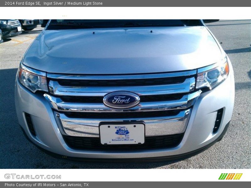 Ingot Silver / Medium Light Stone 2014 Ford Edge SE