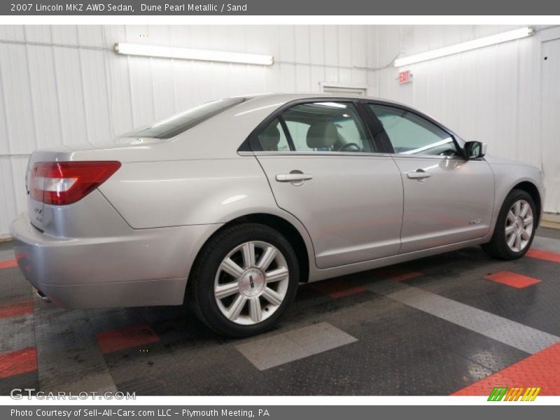 Dune Pearl Metallic / Sand 2007 Lincoln MKZ AWD Sedan