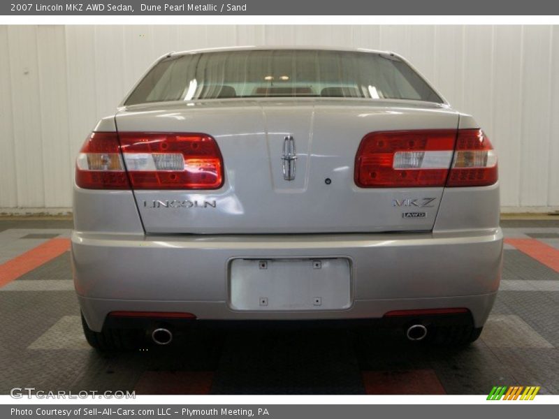 Dune Pearl Metallic / Sand 2007 Lincoln MKZ AWD Sedan