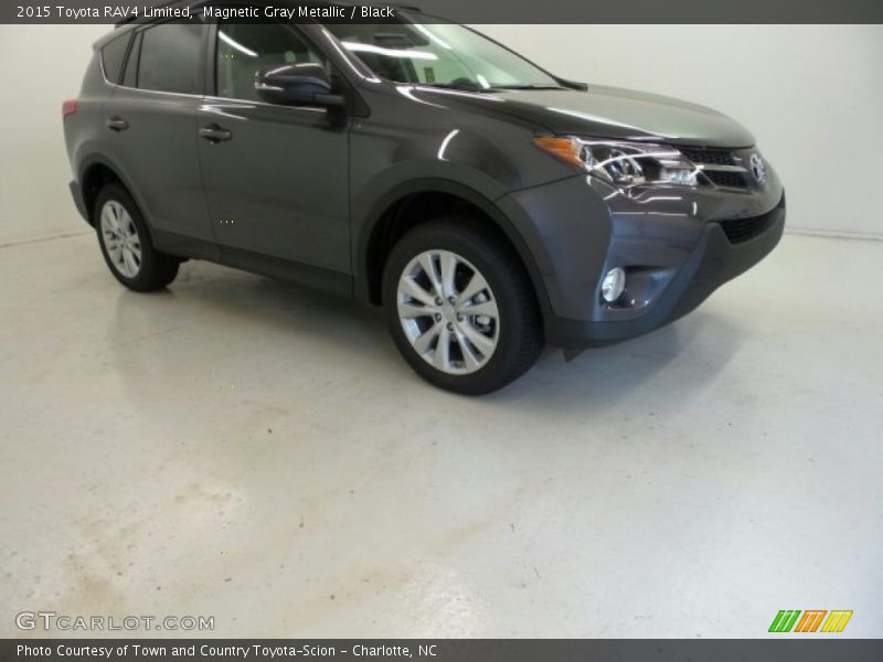Magnetic Gray Metallic / Black 2015 Toyota RAV4 Limited