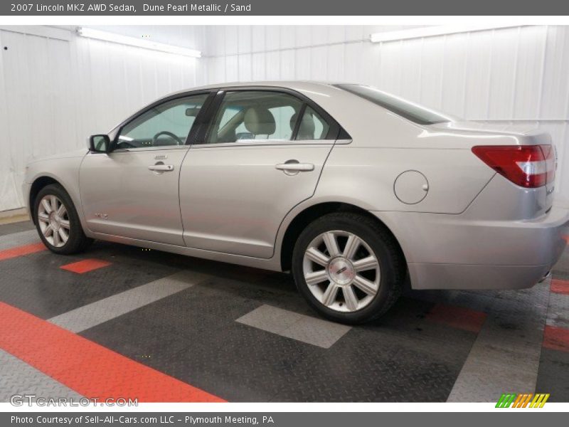 Dune Pearl Metallic / Sand 2007 Lincoln MKZ AWD Sedan