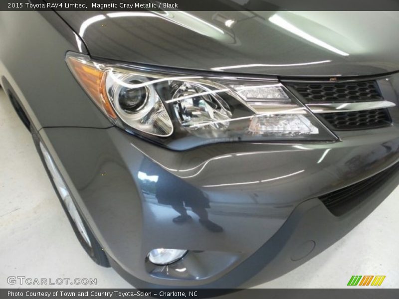 Magnetic Gray Metallic / Black 2015 Toyota RAV4 Limited