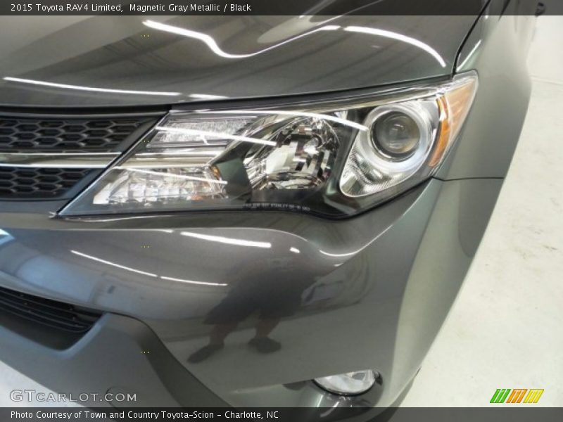 Magnetic Gray Metallic / Black 2015 Toyota RAV4 Limited
