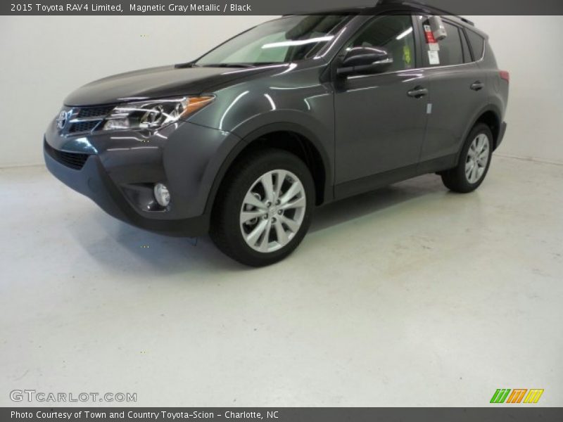 Magnetic Gray Metallic / Black 2015 Toyota RAV4 Limited