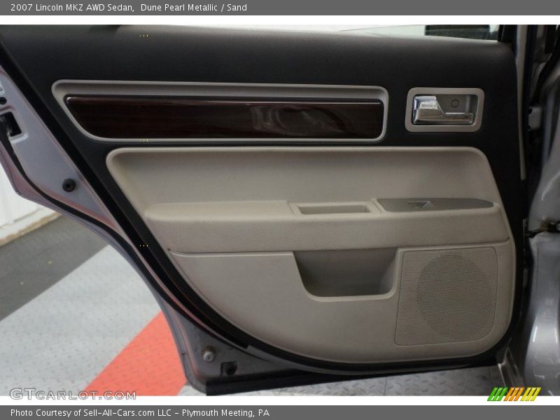 Dune Pearl Metallic / Sand 2007 Lincoln MKZ AWD Sedan