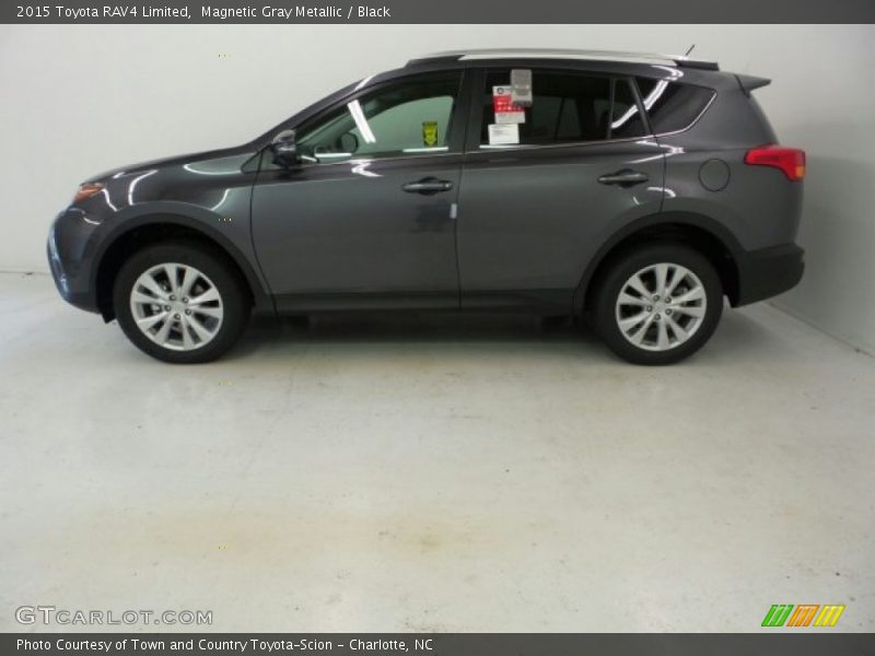 Magnetic Gray Metallic / Black 2015 Toyota RAV4 Limited