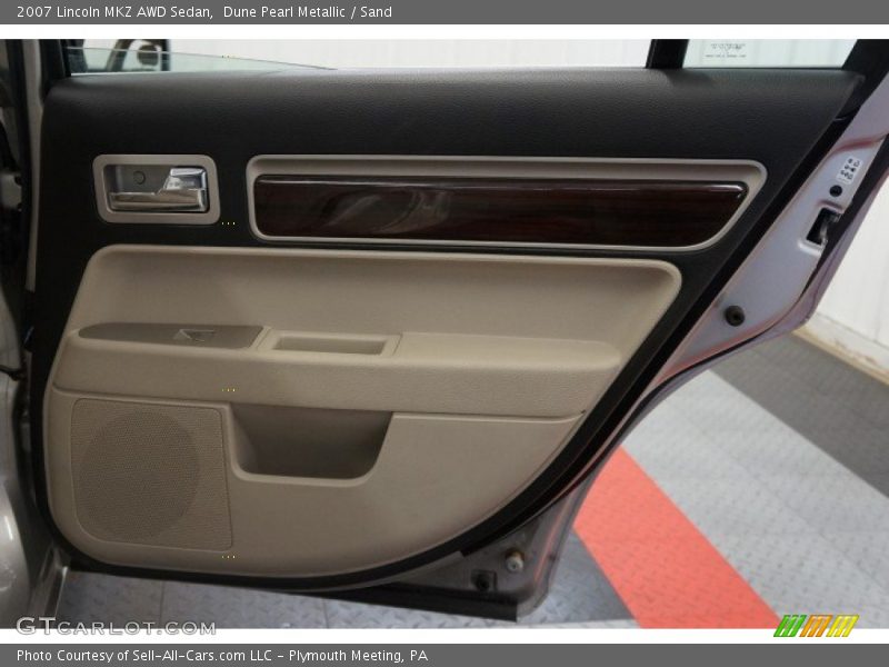 Dune Pearl Metallic / Sand 2007 Lincoln MKZ AWD Sedan