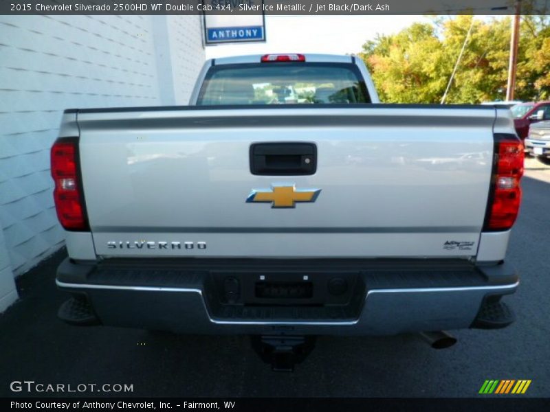 Silver Ice Metallic / Jet Black/Dark Ash 2015 Chevrolet Silverado 2500HD WT Double Cab 4x4