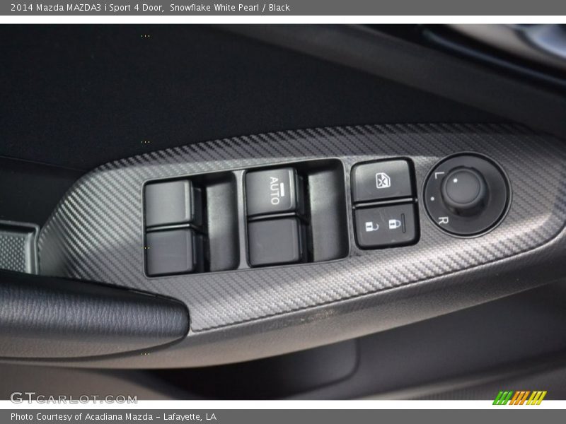 Snowflake White Pearl / Black 2014 Mazda MAZDA3 i Sport 4 Door