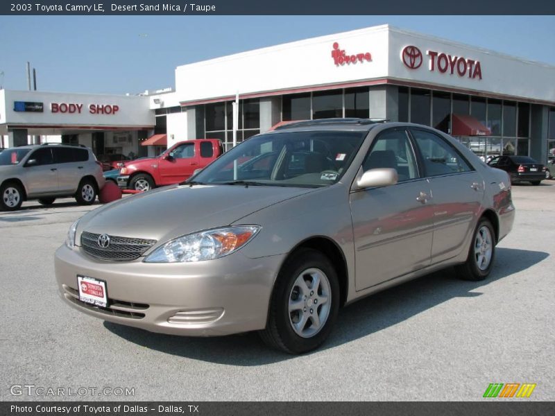 Desert Sand Mica / Taupe 2003 Toyota Camry LE