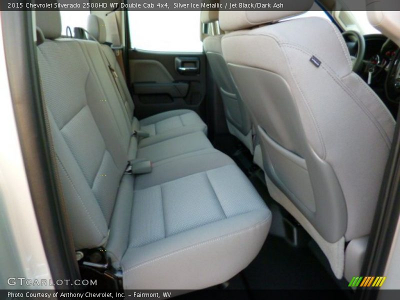 Silver Ice Metallic / Jet Black/Dark Ash 2015 Chevrolet Silverado 2500HD WT Double Cab 4x4