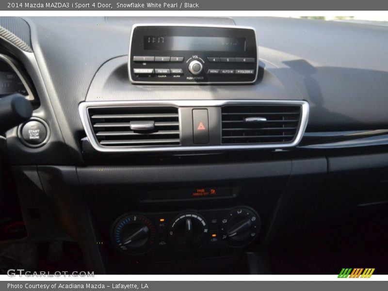 Snowflake White Pearl / Black 2014 Mazda MAZDA3 i Sport 4 Door