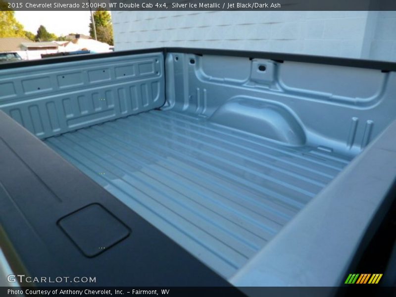 Silver Ice Metallic / Jet Black/Dark Ash 2015 Chevrolet Silverado 2500HD WT Double Cab 4x4