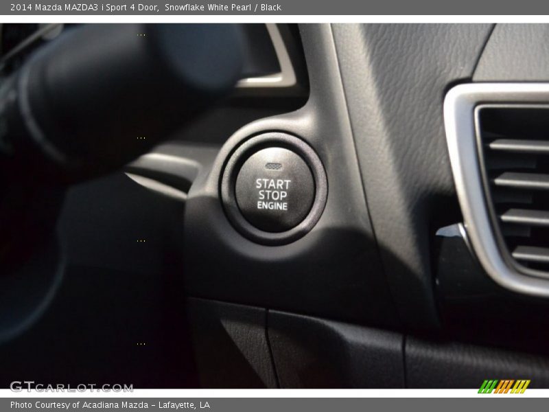 Snowflake White Pearl / Black 2014 Mazda MAZDA3 i Sport 4 Door
