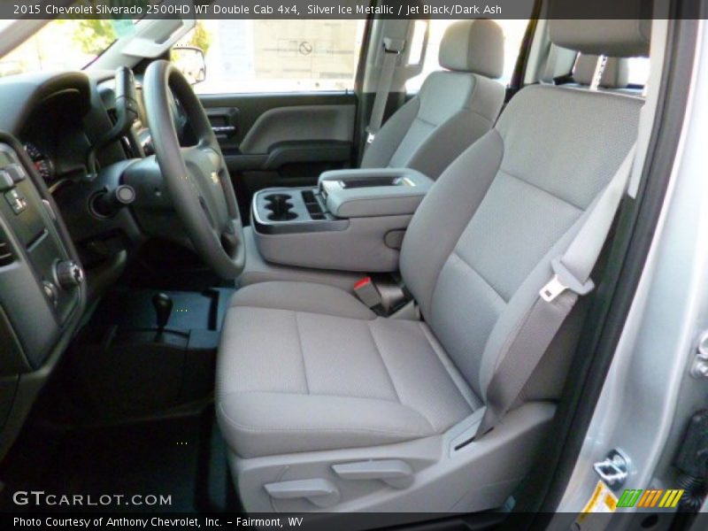 Silver Ice Metallic / Jet Black/Dark Ash 2015 Chevrolet Silverado 2500HD WT Double Cab 4x4
