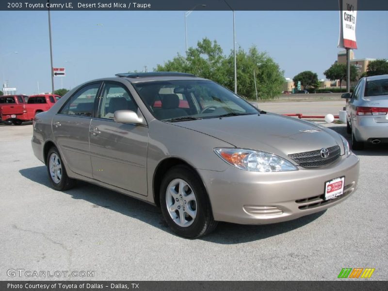 Desert Sand Mica / Taupe 2003 Toyota Camry LE