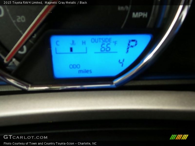 Magnetic Gray Metallic / Black 2015 Toyota RAV4 Limited