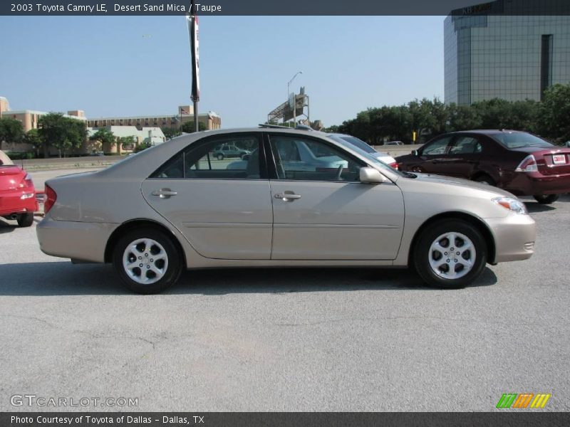 Desert Sand Mica / Taupe 2003 Toyota Camry LE
