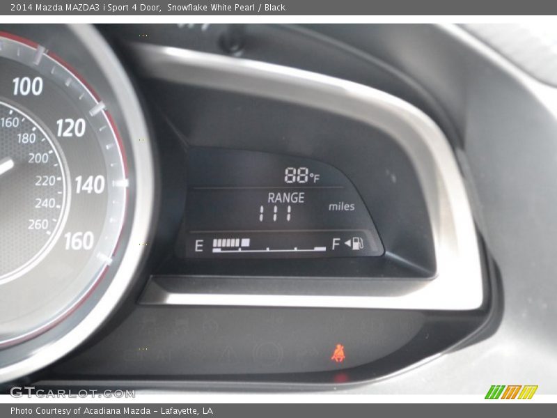 Snowflake White Pearl / Black 2014 Mazda MAZDA3 i Sport 4 Door