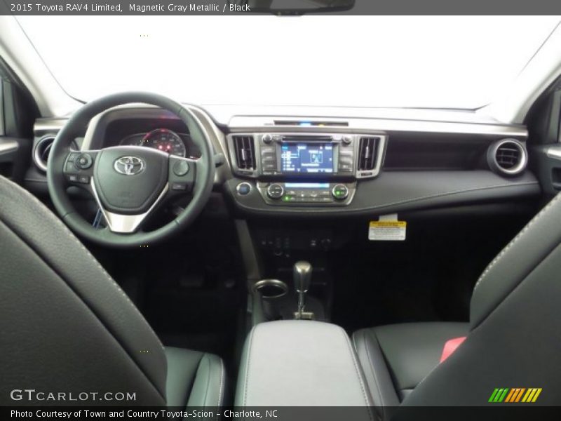 Magnetic Gray Metallic / Black 2015 Toyota RAV4 Limited