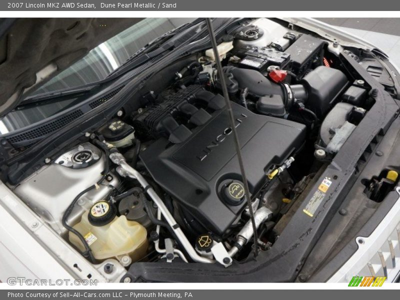 Dune Pearl Metallic / Sand 2007 Lincoln MKZ AWD Sedan
