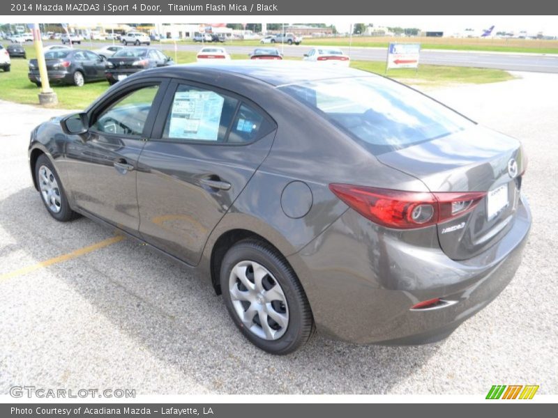 Titanium Flash Mica / Black 2014 Mazda MAZDA3 i Sport 4 Door