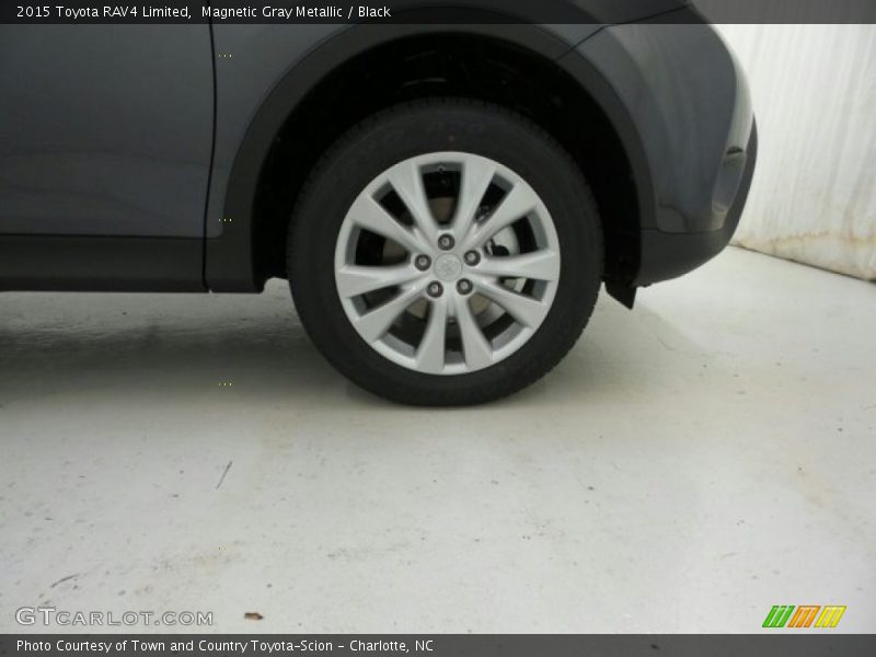Magnetic Gray Metallic / Black 2015 Toyota RAV4 Limited