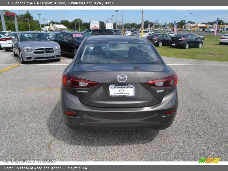 Titanium Flash Mica / Black 2014 Mazda MAZDA3 i Sport 4 Door