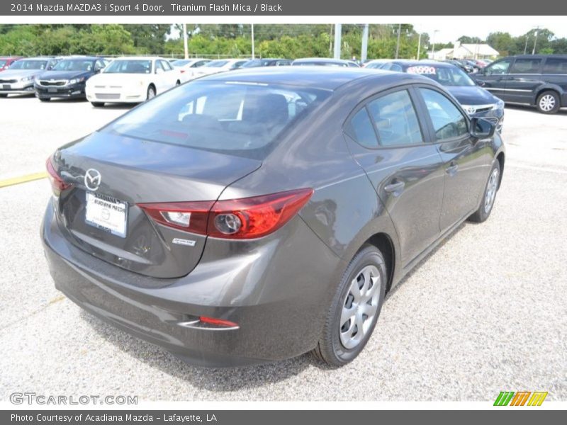 Titanium Flash Mica / Black 2014 Mazda MAZDA3 i Sport 4 Door