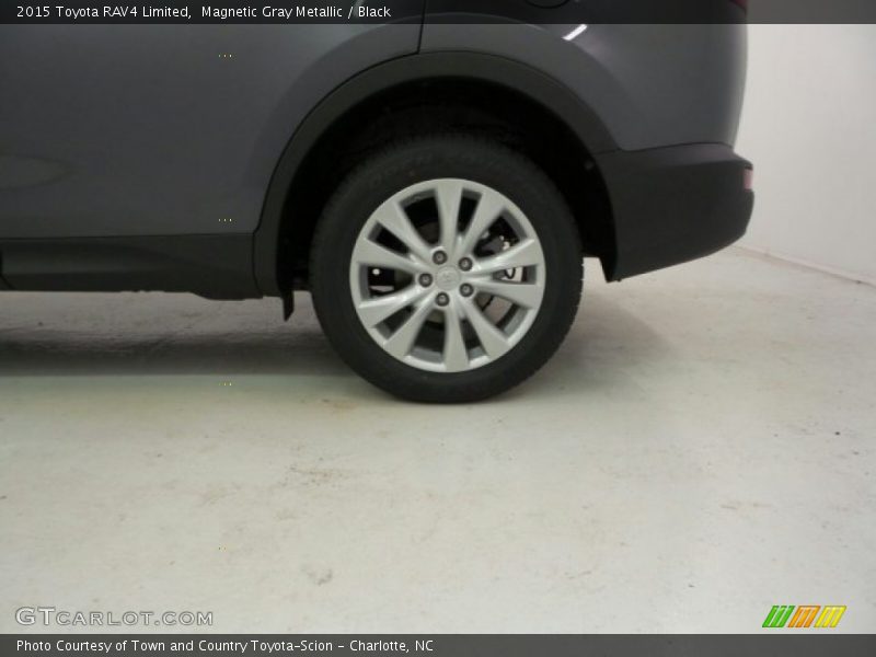 Magnetic Gray Metallic / Black 2015 Toyota RAV4 Limited