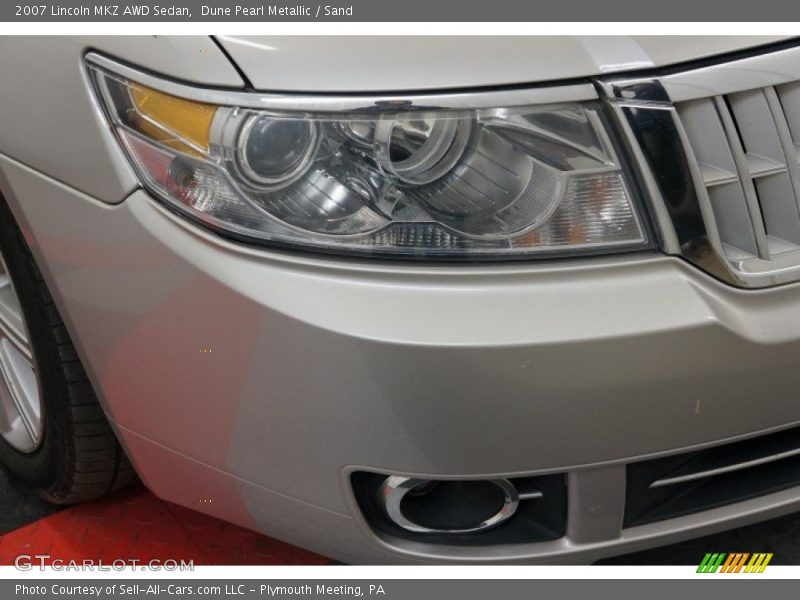 Dune Pearl Metallic / Sand 2007 Lincoln MKZ AWD Sedan