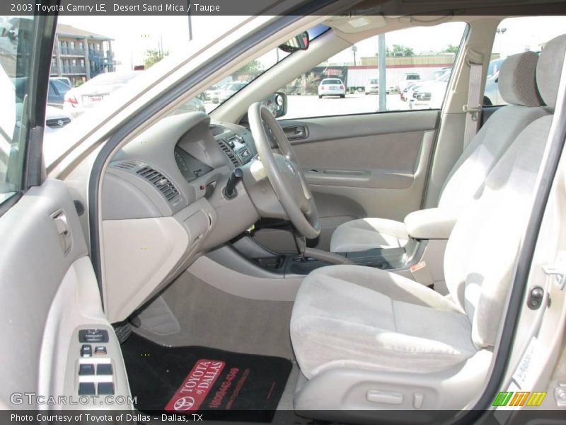 Desert Sand Mica / Taupe 2003 Toyota Camry LE