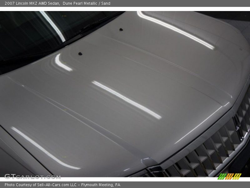 Dune Pearl Metallic / Sand 2007 Lincoln MKZ AWD Sedan