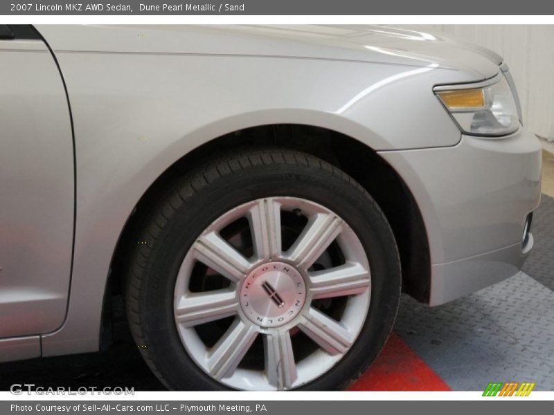 Dune Pearl Metallic / Sand 2007 Lincoln MKZ AWD Sedan