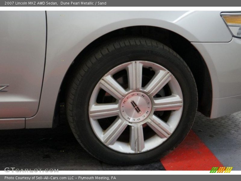 Dune Pearl Metallic / Sand 2007 Lincoln MKZ AWD Sedan