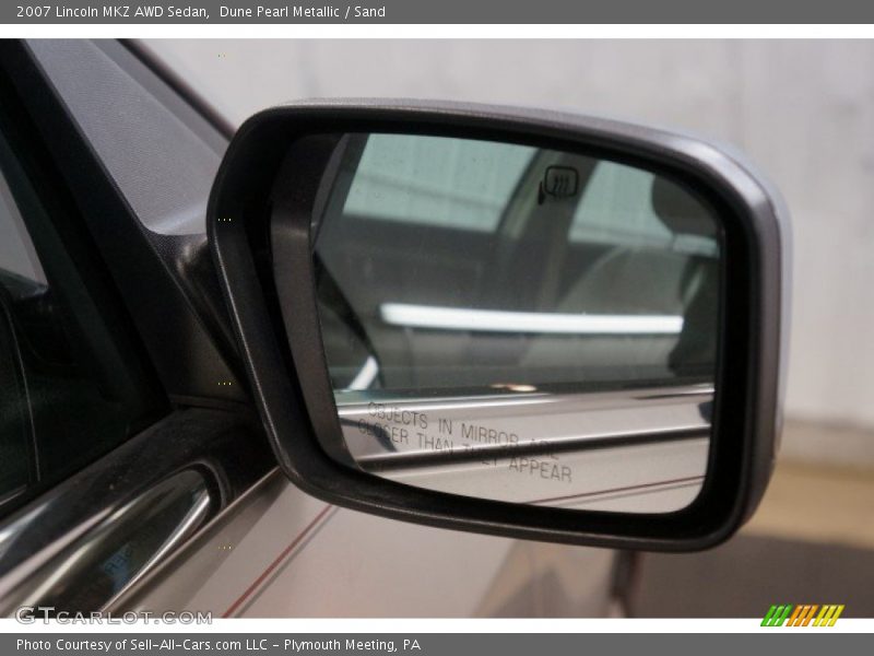 Dune Pearl Metallic / Sand 2007 Lincoln MKZ AWD Sedan