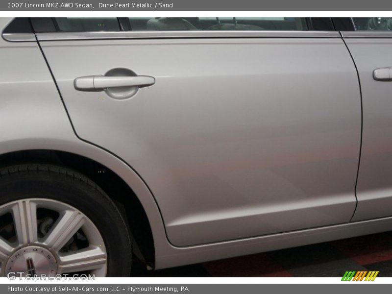 Dune Pearl Metallic / Sand 2007 Lincoln MKZ AWD Sedan