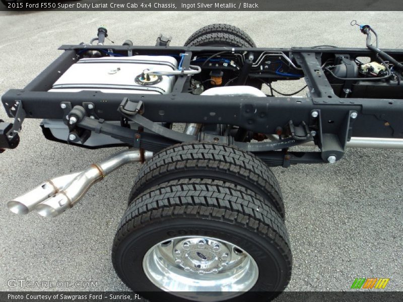 Undercarriage of 2015 F550 Super Duty Lariat Crew Cab 4x4 Chassis