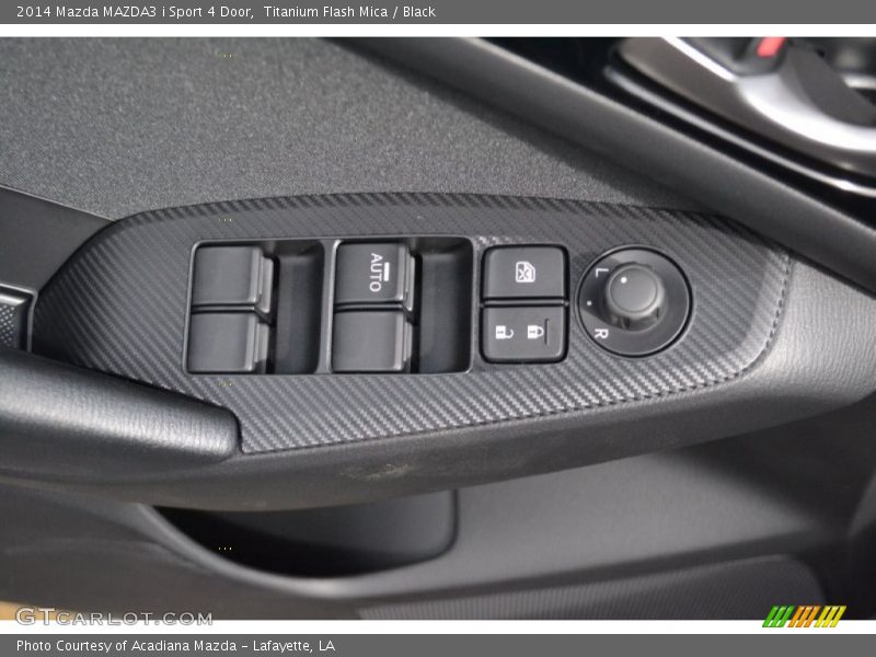 Titanium Flash Mica / Black 2014 Mazda MAZDA3 i Sport 4 Door